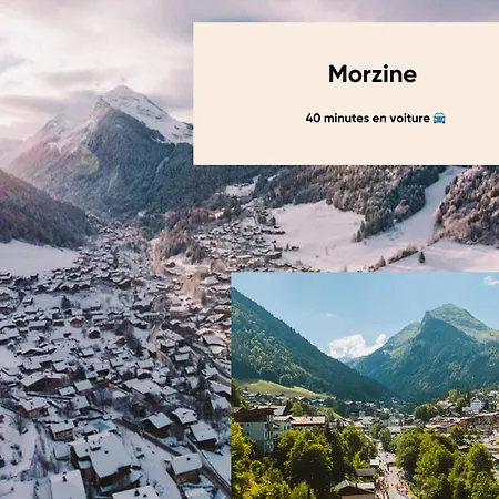 Cosy Et Moderne Avec Clim - Dent D'oche Apartamento